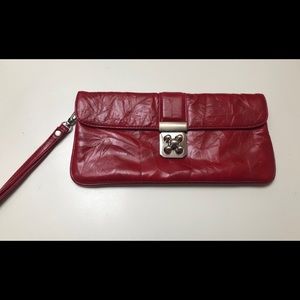 Red wristlet/clutch